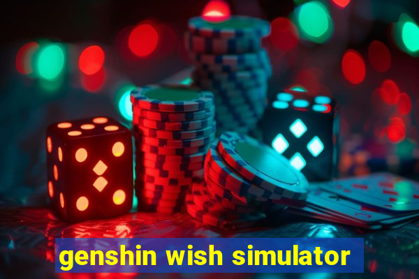 genshin wish simulator