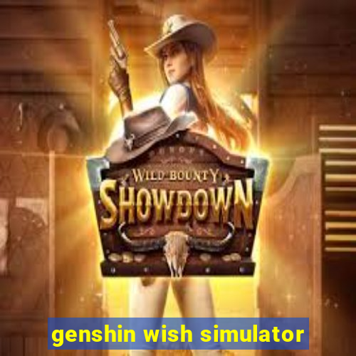 genshin wish simulator