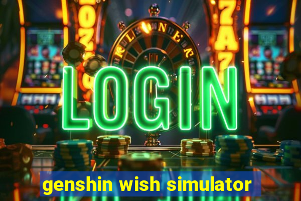 genshin wish simulator