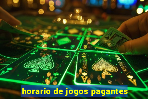 horario de jogos pagantes