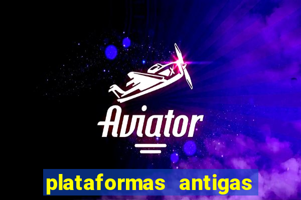 plataformas antigas de jogos