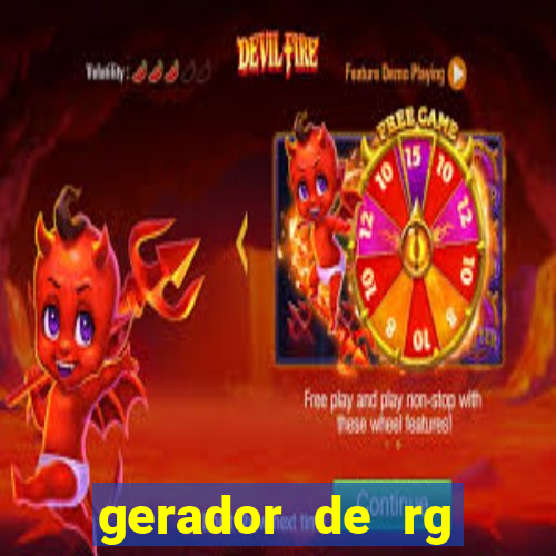 gerador de rg frente e verso