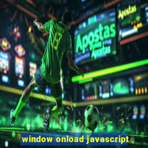 window onload javascript