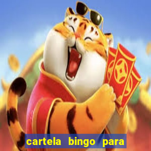 cartela bingo para cha de cozinha imprimir gratis