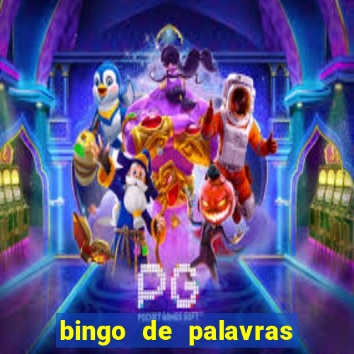 bingo de palavras cha de bebe