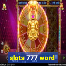 slots 777 word