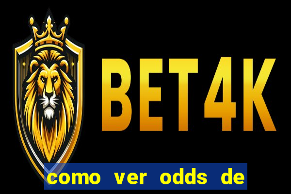 como ver odds de jogos passados