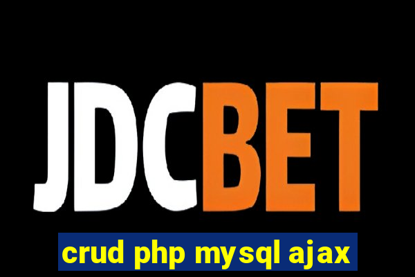 crud php mysql ajax