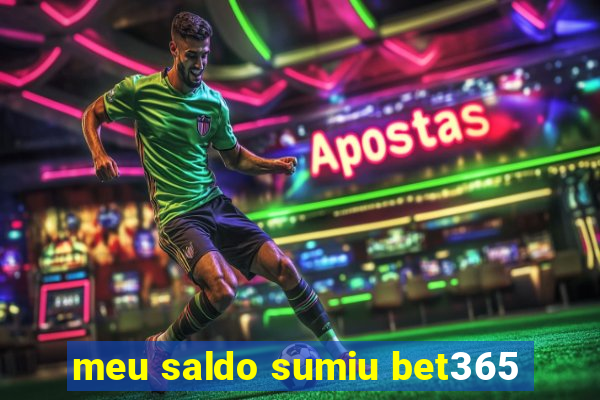 meu saldo sumiu bet365