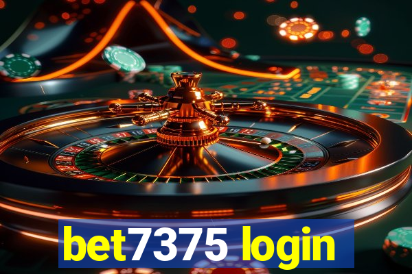 bet7375 login