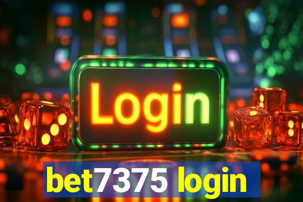 bet7375 login