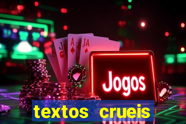 textos crueis demais pdf