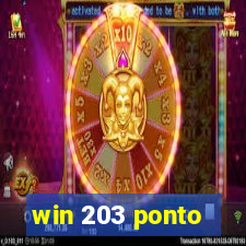 win 203 ponto