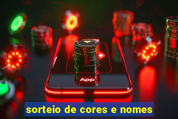 sorteio de cores e nomes