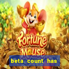 beta count has changed pt br