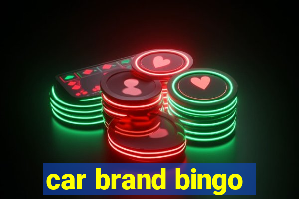 car brand bingo