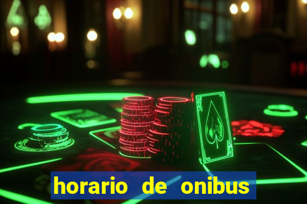 horario de onibus santos dumont x juiz de fora