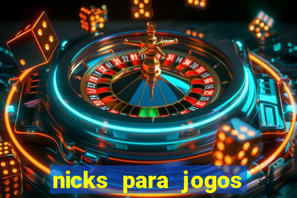 nicks para jogos de tiro