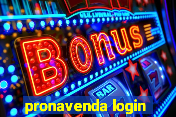 pronavenda login