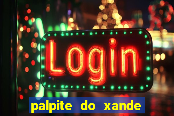 palpite do xande para hoje