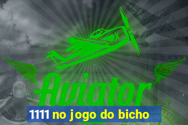 1111 no jogo do bicho