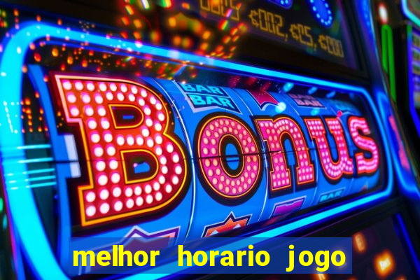 melhor horario jogo fortune rabbit