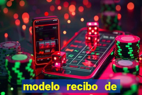 modelo recibo de pagamento autonomo