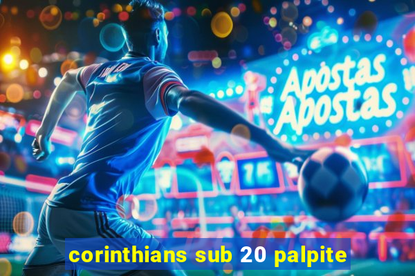 corinthians sub 20 palpite