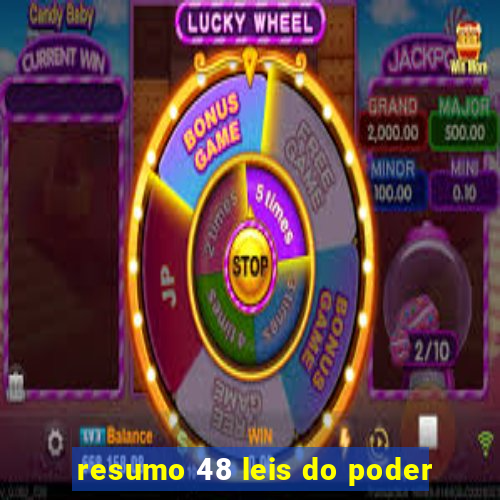 resumo 48 leis do poder