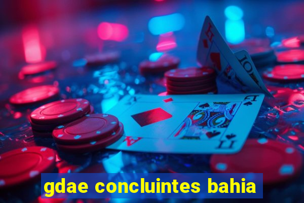 gdae concluintes bahia