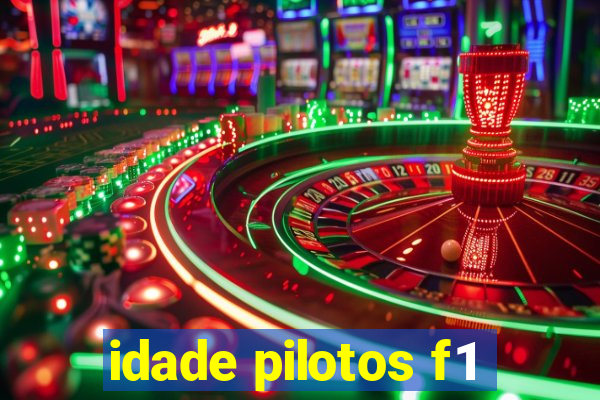 idade pilotos f1