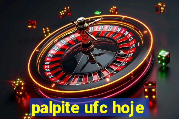 palpite ufc hoje