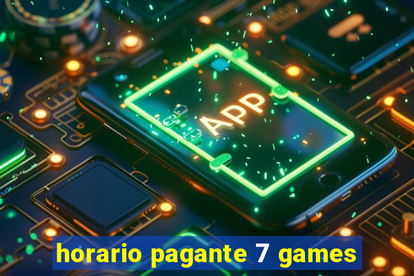 horario pagante 7 games