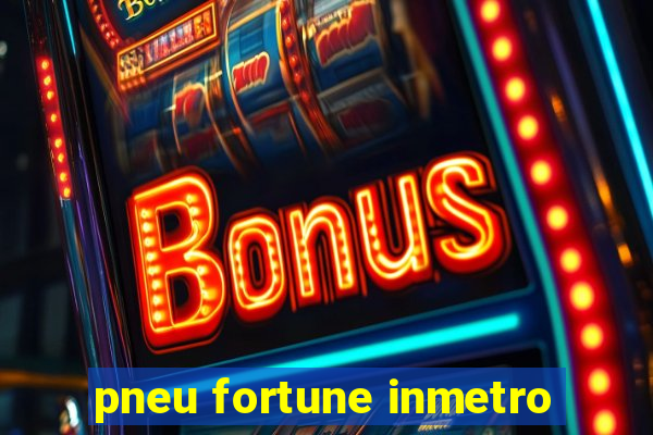 pneu fortune inmetro