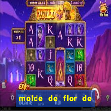 molde de flor de eva grande para imprimir