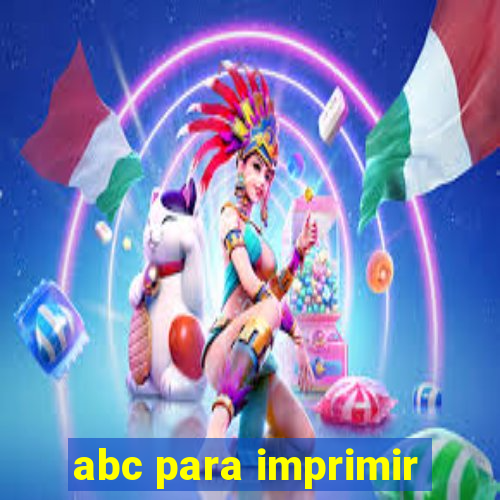 abc para imprimir