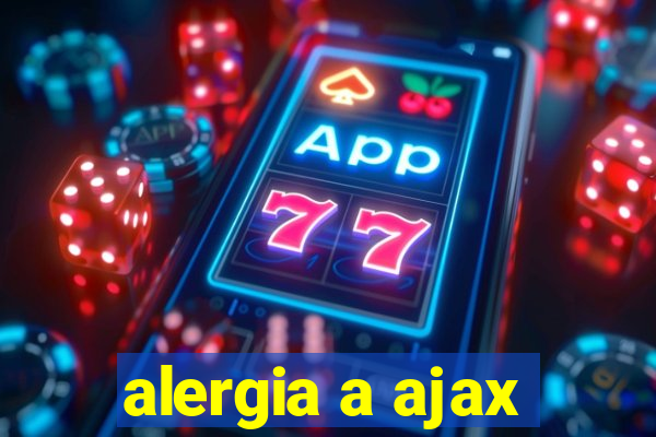 alergia a ajax