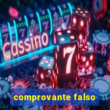 comprovante falso