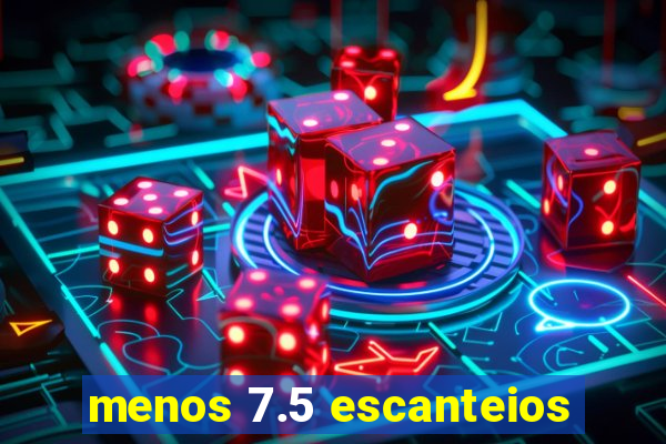 menos 7.5 escanteios