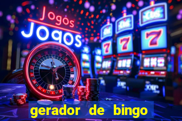 gerador de bingo de palavras