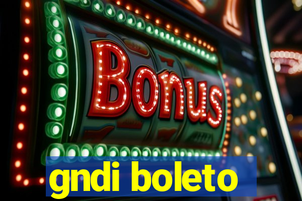 gndi boleto