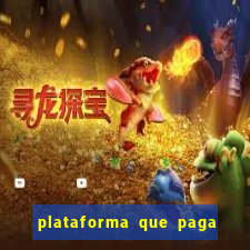 plataforma que paga fortune tiger