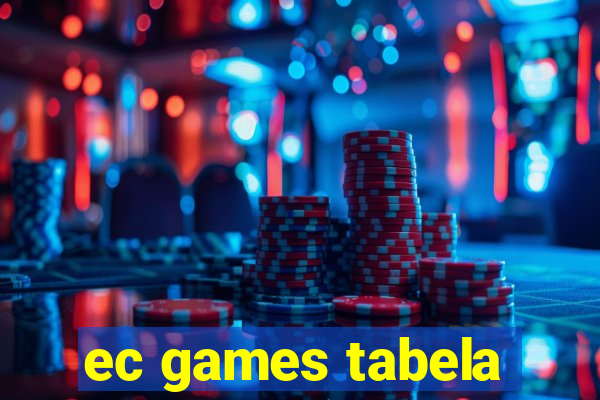 ec games tabela