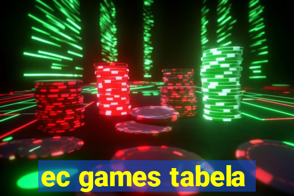 ec games tabela