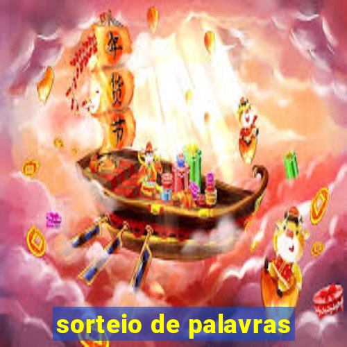 sorteio de palavras