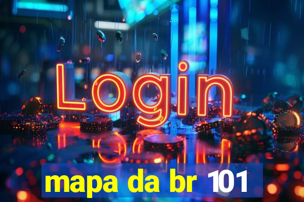 mapa da br 101