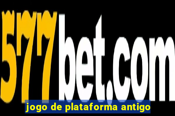 jogo de plataforma antigo