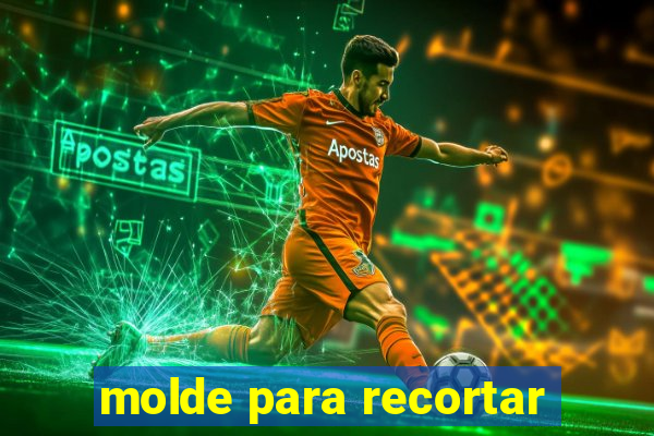 molde para recortar