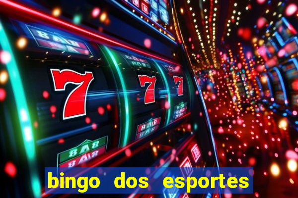 bingo dos esportes para imprimir