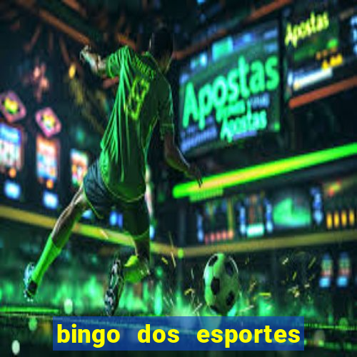 bingo dos esportes para imprimir